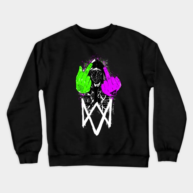 WTCHDGS - Wrench Crewneck Sweatshirt by DEADBUNNEH